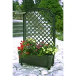 KHW Kunststoff Truhlík se zástěnou a zavlažováním 42l Barva: Zelená