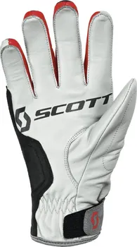 Moto rukavice Scott Lane 2 bílé/červené