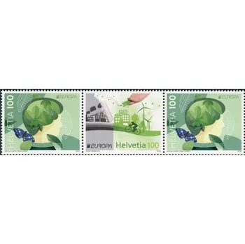 Poštovní známka Swiss post (2016) MiNr. 2452 - 2453 ** - 3-bl - Švýcarsko - Europa: Šetrnost vůči životnímu ...