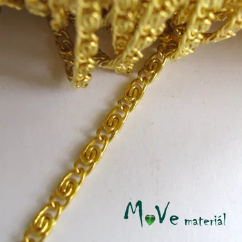 Řetízek Řetízek kovový 2,5x6,5mm,1m, zlatý