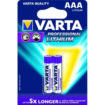 Článková baterie Varta Professional Lithium, AAA, 2 ks