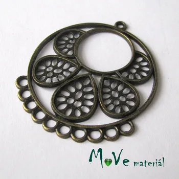 Ramínko Ramínko 43x36x1,5mm, 1ks, staromosaz