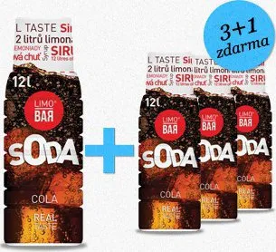 Sirup pro výrobník sody Limo Bar Cola pack 3+1