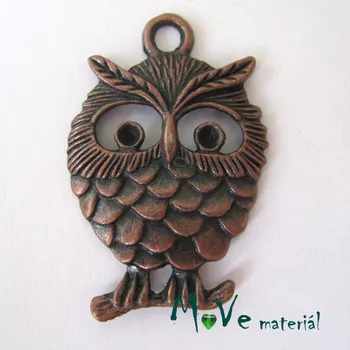 Přívěsek Přívěsek sova 35x23x3mm, 1ks, staroměď