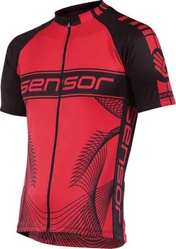 cyklistický dres Sensor Team červený/černý