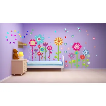 Samolepící dekorace Louka samolepka na zeď XL