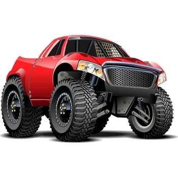 Samolepící dekorace Terenní auto samolepka na zeď - M