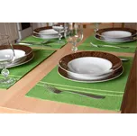Vingo Zelené prostírání s pruhy, 30 x 45 cm