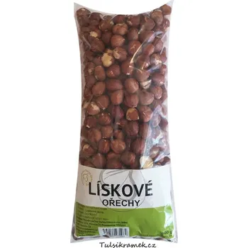 Sušená potravina Přírodní pečivo Elšíková LÍSKOVÉ OŘECHY 500 g