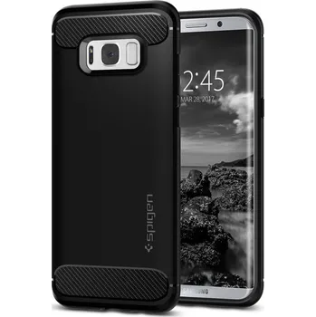Pouzdro na mobilní telefon Spigen Rugged Armor pro Samsung Galaxy S8 Plus černé
