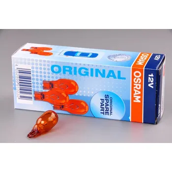 Autožárovka žárovka 12V 16W W2,1x9,5d oranžová OSRAM