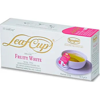 Čaj Ronnefeldt LeafCup Fruity White bio 15 x 2,1 g