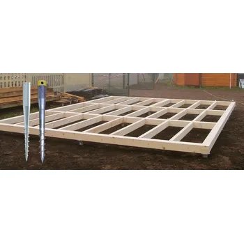 Příslušenství pro zahradní stavbu Lanit Plast Aleš samonosný rošt 398x398 cm