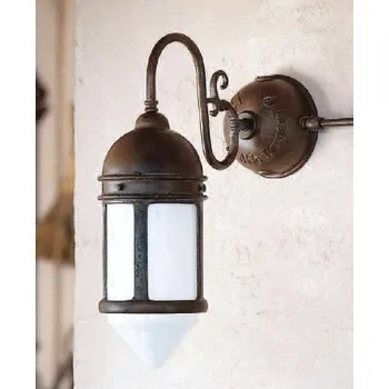 ALDO BERNARDI Nástěnná lampa retro Linea Postierla Žárovka/patice: E27, Provedení: patinovaná mosaz 8320