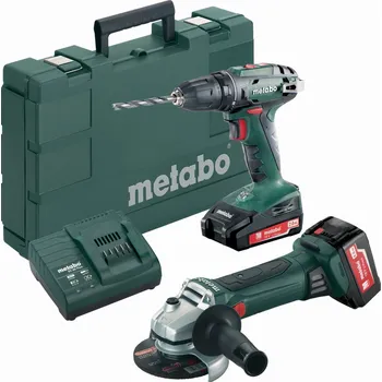 Sada nářadí Metabo set BS 18 + W 18