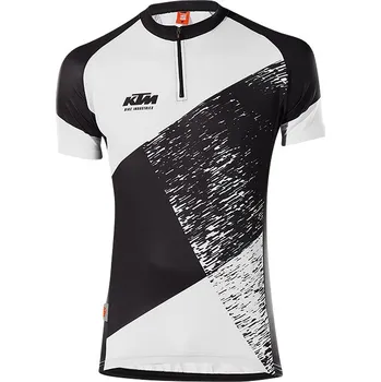 cyklistický dres KTM Factory Character bílý/černý, XXL