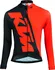 cyklistický dres KTM Factory Team Race Winter Orange/black