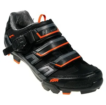 Pánské cyklistické tretry KTM Factory Team MTB černé/oranžové