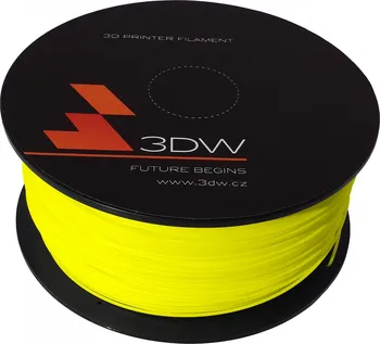 Struna k 3D tiskárně 3DW PLA filament 1,75 mm žlutá