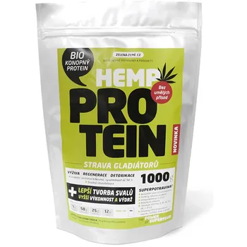 Zelená Země Konopný protein 1000 g, ananas/kokos