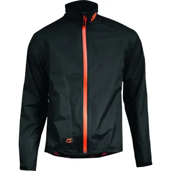 Cyklistické oblečení KTM Factory Character Wind & Rain bunda černá