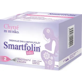 Chytré miminko Smartfolin 2 metylfolát 30 tbl. + 30 cps.