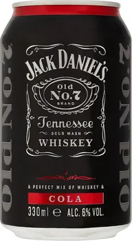 Míchaný nápoj Jack Daniel's & Cola 0,33 L