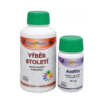 UNIOS Pharma Výběr století tbl. 180 + Activin 30 cps.