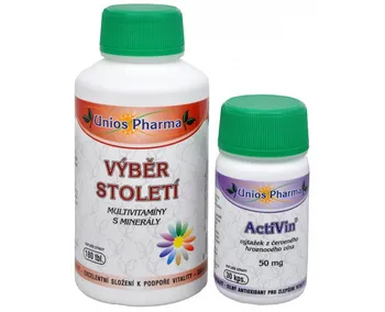 UNIOS Pharma Výběr století tbl. 180 + Activin 30 cps.