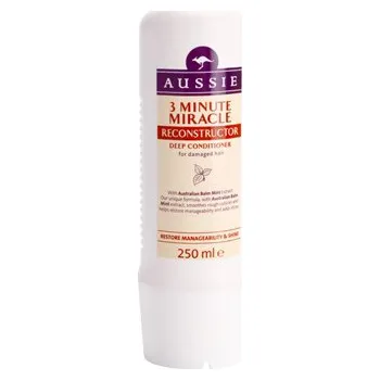 Aussie 3 Minute Miracle hloubkový tříminutový kondicionér pro poškozené vlasy 250 ml Aussie 3 Minute Miracle hloubkový tříminutový kondicionér pro poškozené vlasy 250 ml