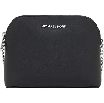 Michael Kors Cindy Large Dome Saffiano Leather Crossbody Bag Black