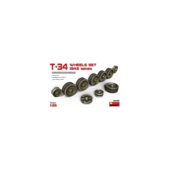 Plastikový model 1/35 T-34 Wheels Set. 1942 Series