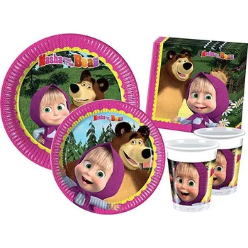 Party dekorace Párty set Máša a Medvěd