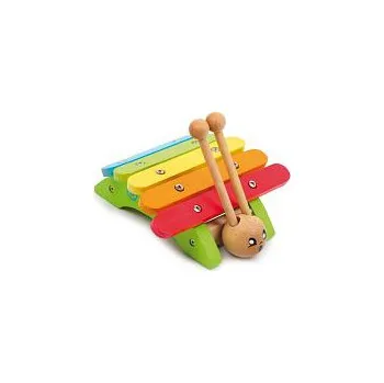 Hudební nástroj pro děti Dřevěný xylofon šnek (Dětský dřevěný xylofon - Dřevěný xylofon šnek)