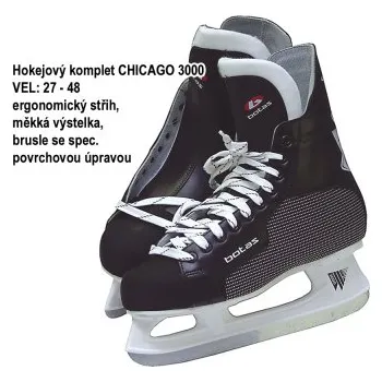 Zimní brusle Hokejové brusle (Hokejové brusle - hokejové brusle Botas - Hokejové brusle CHICAGO 3000, velikost 36 - 37)