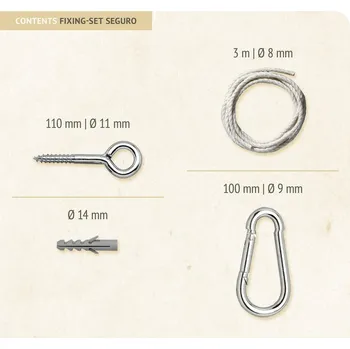 Dětská houpačka Úchyt sedačky do stromu a stropu (Úchyt sedačky do stromu a stropu)