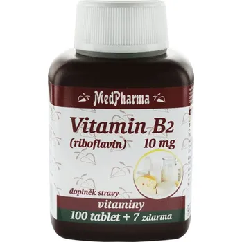 MedPharma Vitamín B2 10 mg 107 tbl.