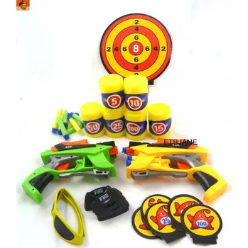 Dětská zbraň Dětská airsoftová pistole na šipky set 2 Ks (Dětská airsoftová pistole na šipky set 2 Ks)