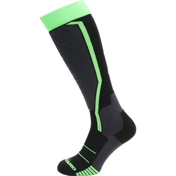Pánské termoprádlo Lyžařské ponožky Blizzard Allround ski black/anthracite/green EUR: 43-46