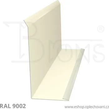 Střešní lemovaní Lemování zdí rš 250 šedobílá