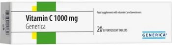 Vitamin C 1000 mg Generica šumivé tbl. 20
