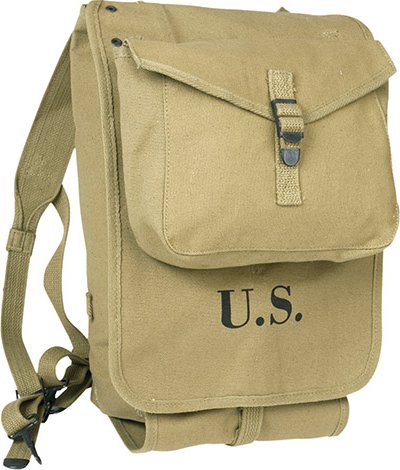 MIL-TEC batoh US HAVERSACK M1928 usárna KHAKI repro