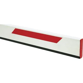 Pohon brány rameno SBARRA 4, Genius - ráhno pro závoru SPIN 4, délka 4 m, profil 25 x 90 mm s červenými reflexními polepy