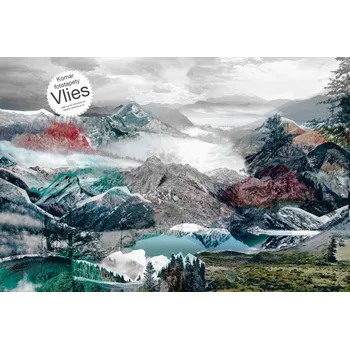 Fototapeta Vliesová fototapeta Nahoře a dole XXL4-053 Alpy / Vliesové fototapety na zeď Up and Down Komar 4 dílné (368 x 248 cm)