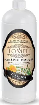 Masážní přípravek Tomfit  bez parfemace emulze 1 l