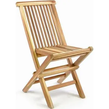 Divero skládací dětská židle z teakového dřeva