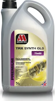 Převodový olej Millers Oils TRX Synth 75w80 GL5