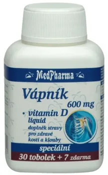 MedPharma Vápník 600 mg + vitamín D-liquid