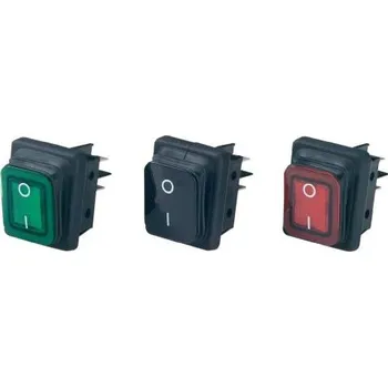 vypínač Kolébkový spínač 700441 (zelený)