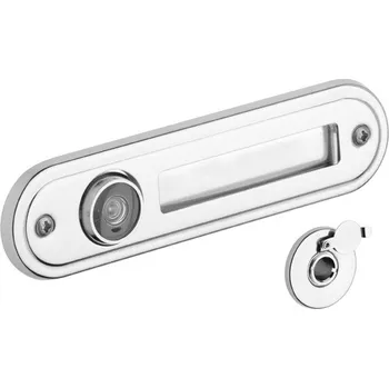 ROSTEX Průhledítko se jmenovkou oblé Povrch: Titan zlato (8000)